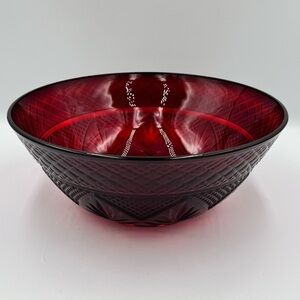 2-Luminarc France CRIS D'ARQUES/DURAND Arty-Red Serving Bowls